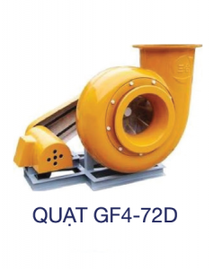 GF4-72 Quạt ly tâm composite - Quạt GF4-72D Kiểu D
