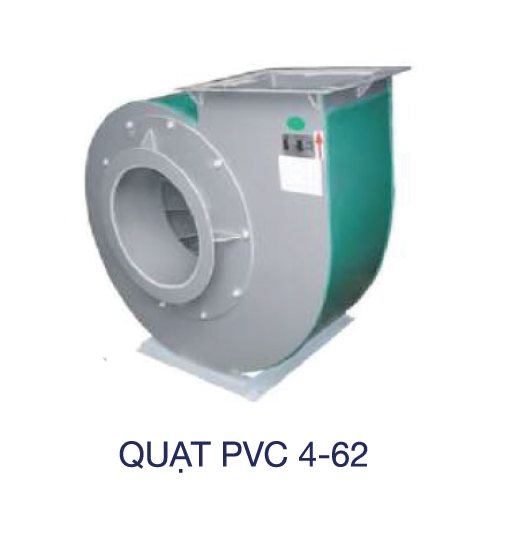 PVC 4-62 Quạt ly tâm bằng vật liệu nhựa